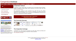 Desktop Screenshot of compendiuminstitute.net